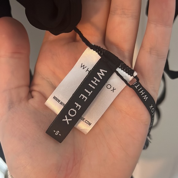 White Fox Sheer Perfection Crop top (size S) - Picture 5 of 5